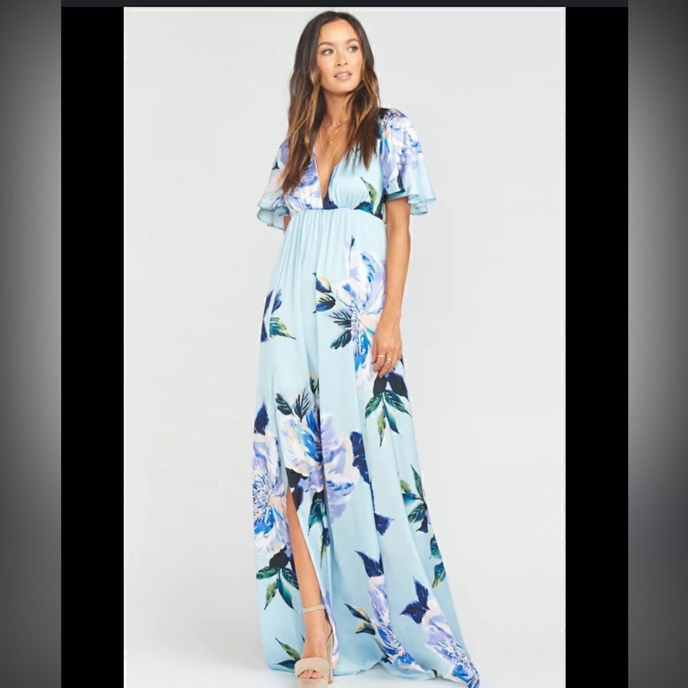 Show Me Your Mumu Faye Flutter Maxi Dress M - Picture 6 of 10